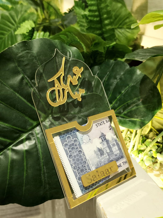 Acrylic Customized Eidi Envelope with Name