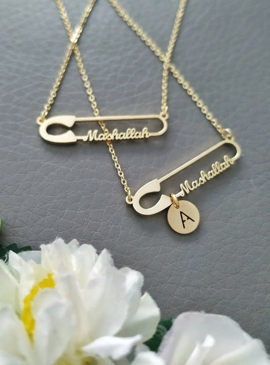 Personalised Safety Pin Name
Necklace/Stainless Steel